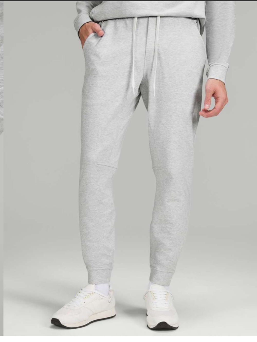 Lululemon City Sweat Jogger Sweatpants Mens Small Gray Drawstring Activewear H